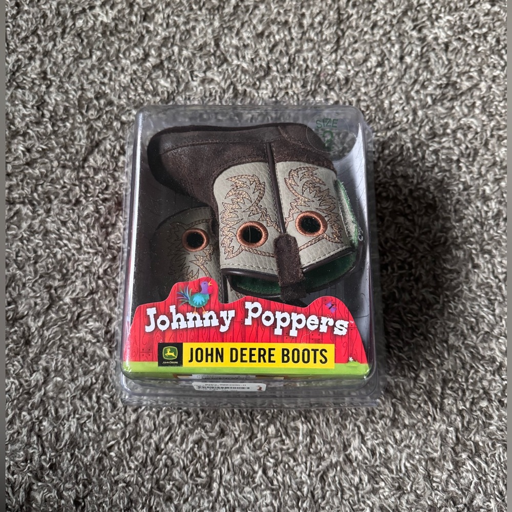 John Deere Johnny Poppers Baby Boots
